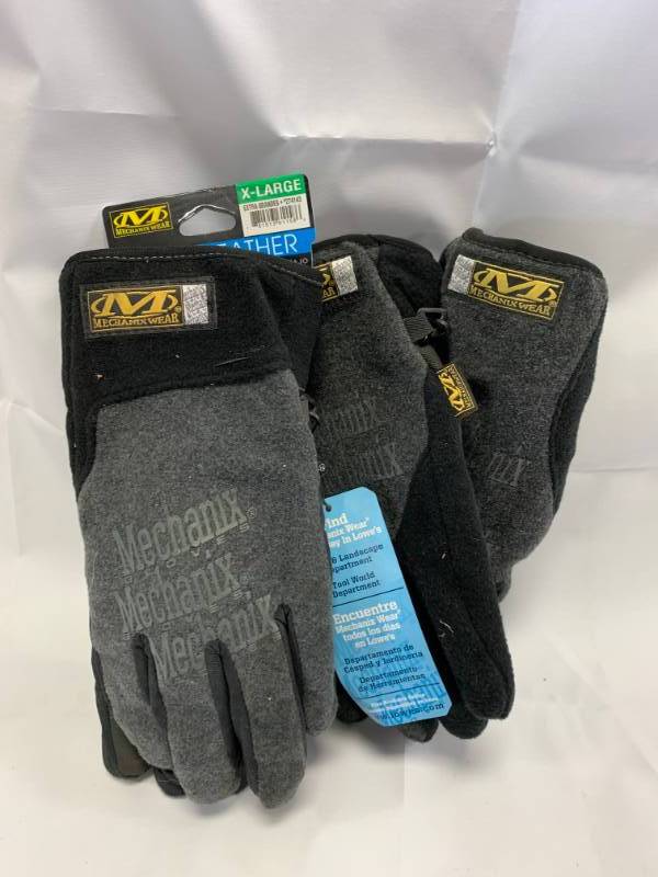 lot 11 image: Lot of 2 Mechanix Cold Weather Gloves (new)