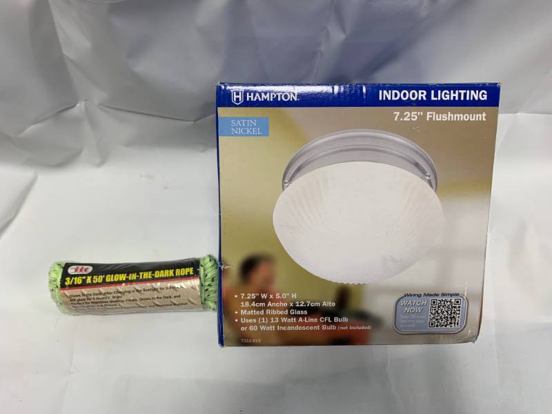 lot 33 image: Indoor Light &  Glow In The Dark Rope