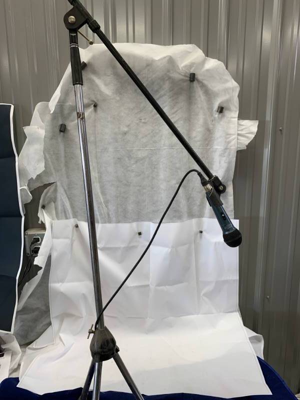 lot 41 image: Microphone with Boom & Stand