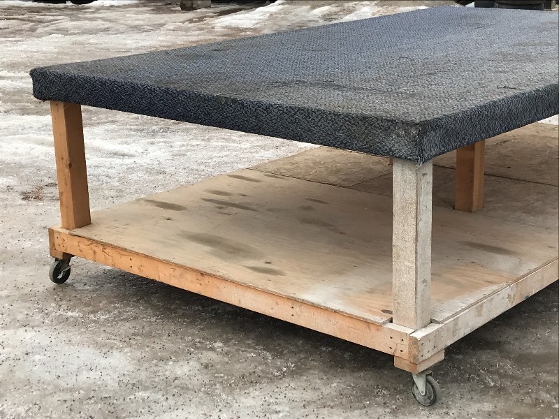 lot 9 image: Heavy Duty Workshop Work Table