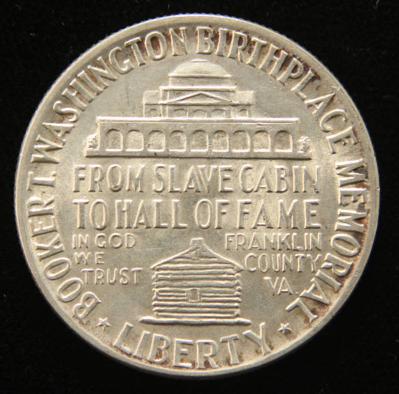 1946 BOOKER T. WASHINGTON COMMEMORATIVE SILVER HALF DOLLAR