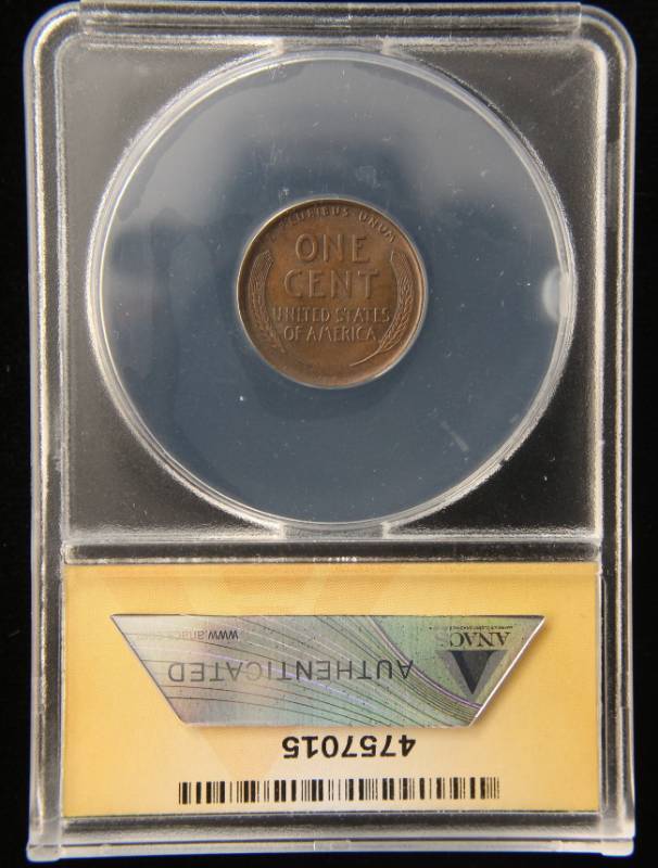 1909 VDB US WHEAT CENT MS65 ANACS