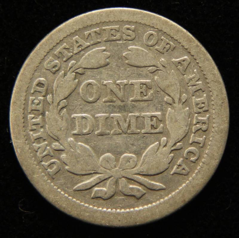 1853 US SEATED LIBERTY SILVER DIME