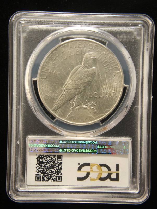 1934 PEACE SILVER DOLLAR AU58 PCGS BETTER DATE COIN