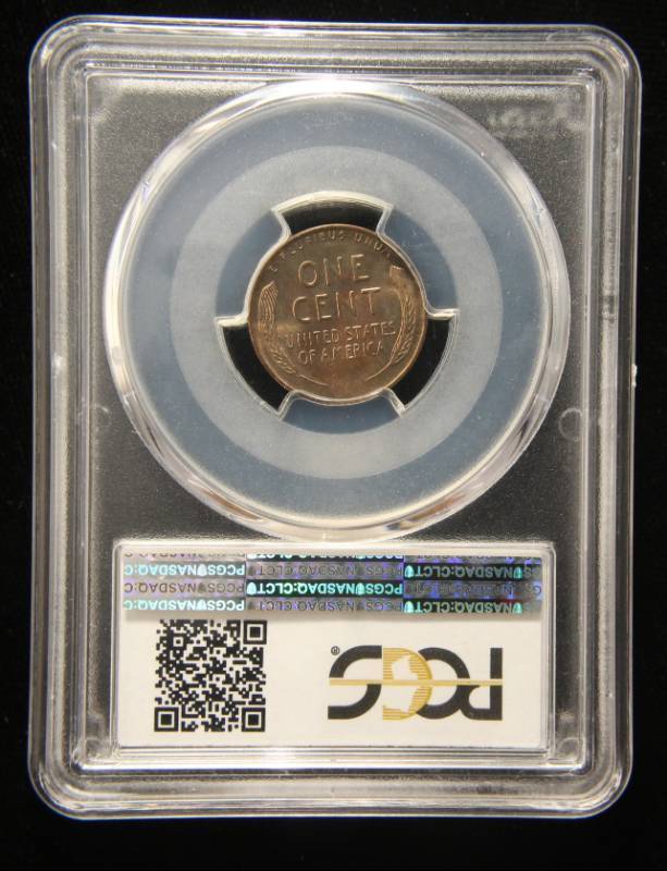 1939-D US WHEAT CENT MS64RD PCGS