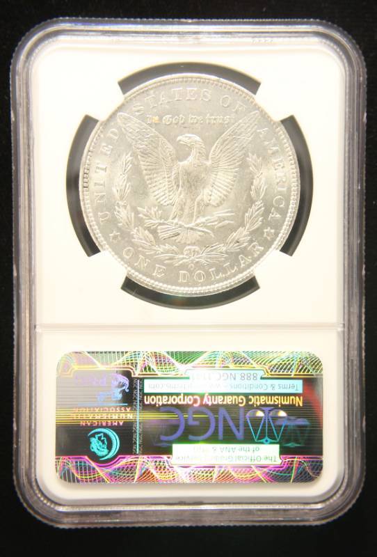 1904-O MORGAN SILVER DOLLAR MS63 NGC