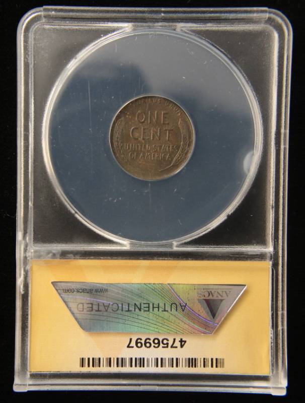 1934-D US WHEAT CENT MS62RB ANACS