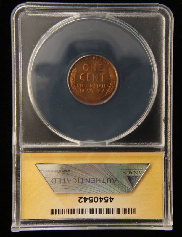 1940-D US WHEAT CENT MS64RB ANACS