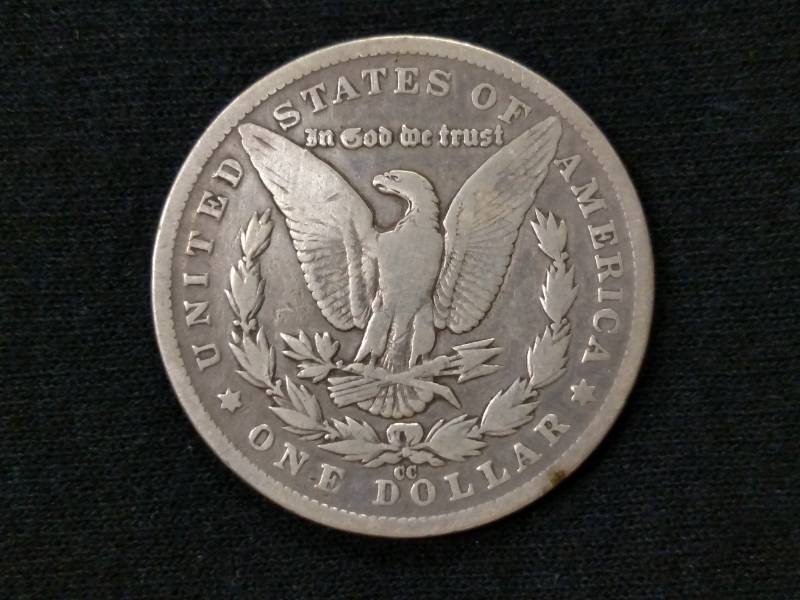 lot 10 image: 1881 CC Morgan Silver Dollar...