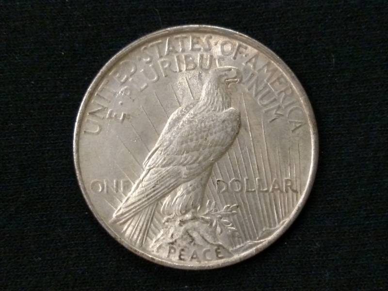lot 18 image: 1922 Peace Silver Dollar...