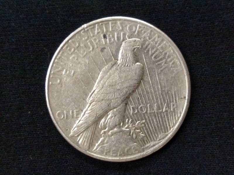 lot 25 image: 1926 D Peace Silver Dollar...