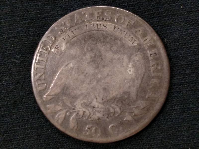 lot 28 image: 1817 Capped Bust Silver Half Dollar...