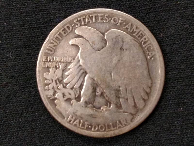 lot 29 image: 1917 Walking Liberty Silver Half Do...