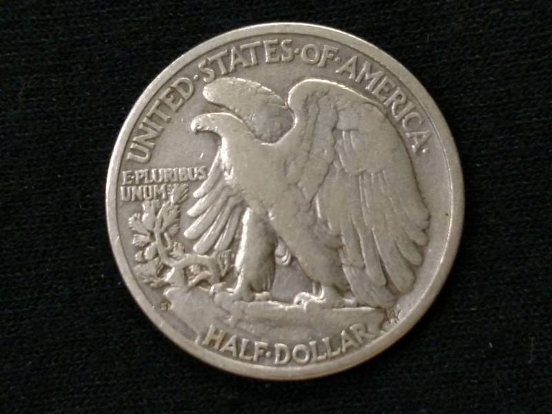 lot 40 image: 1939 S Walking Liberty Silver Half ...