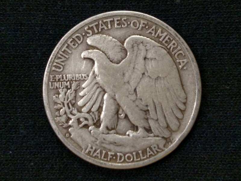 lot 43 image: 1941 D Walking Liberty Silver Half ...