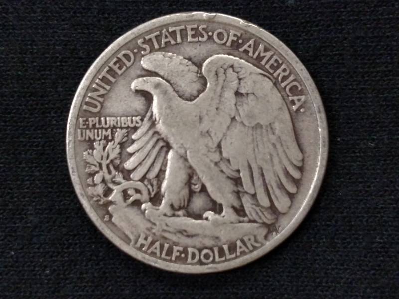 lot 44 image: 1941 S Walking Liberty Silver Half ...