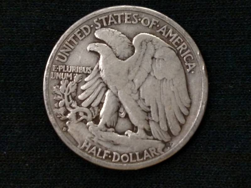 lot 46 image: 1942 D Walking Liberty Silver Half ...