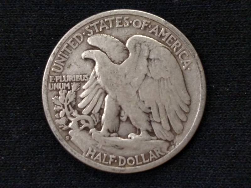 lot 47 image: 1942 S Walking Liberty Silver Half ...