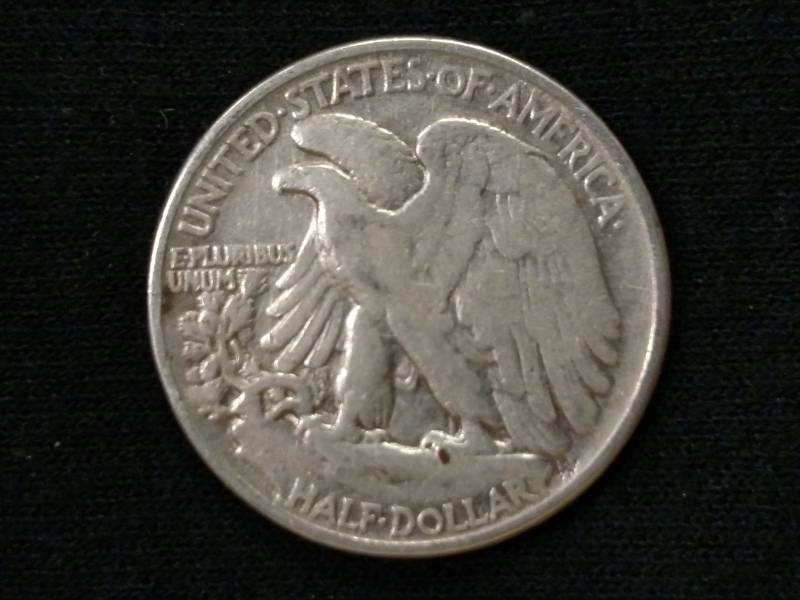 lot 51 image: 1945 Walking Liberty Silver Half Do...