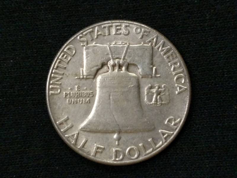lot 62 image: 1960 Franklin Silver Half Dollar...
