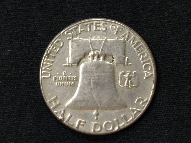 lot 63 image: 1963 Franklin Silver Half Dollar...