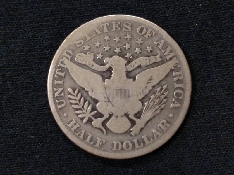 lot 68 image: 1902 Barber Silver Half Dollar...