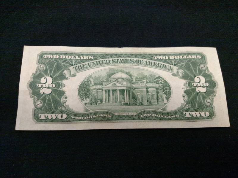 lot 102 image: 1953 B Two Dollars Red Seal Note...