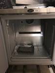 lot 28 image: Randell Single Door Refrigerated Prep Table, Model # 9404-7M  Runs Cools