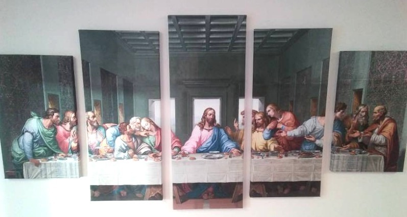 lot 94 image: Last Supper wall dcor