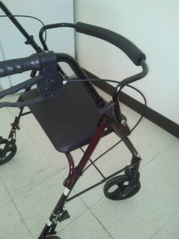lot 113 image: Guardian Extra-large Walker on Wheels with seat