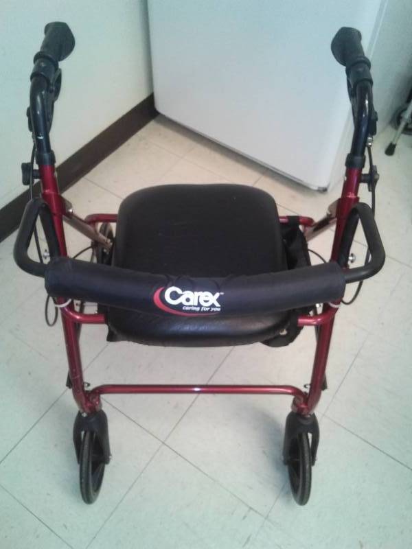 lot 365 image: Carex Walker on wheels