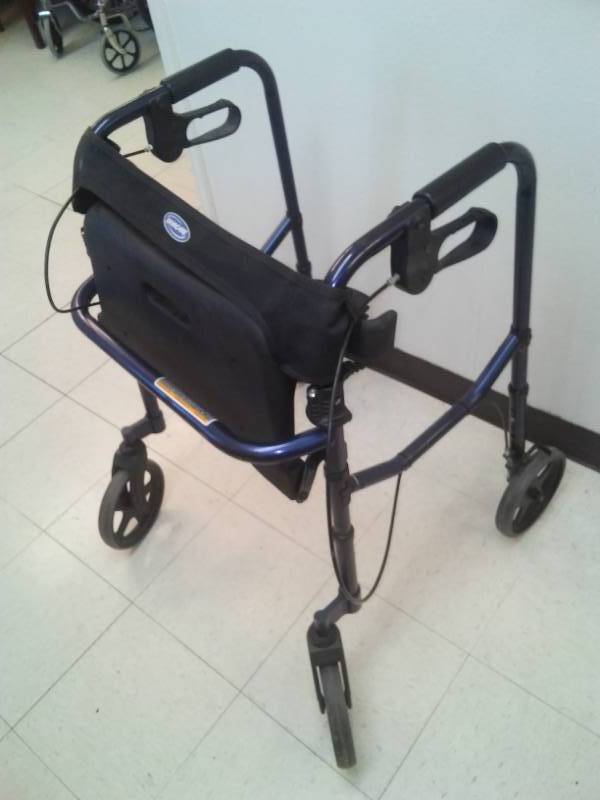 lot 377 image: Invacare 68 100 Walker Wheels like new