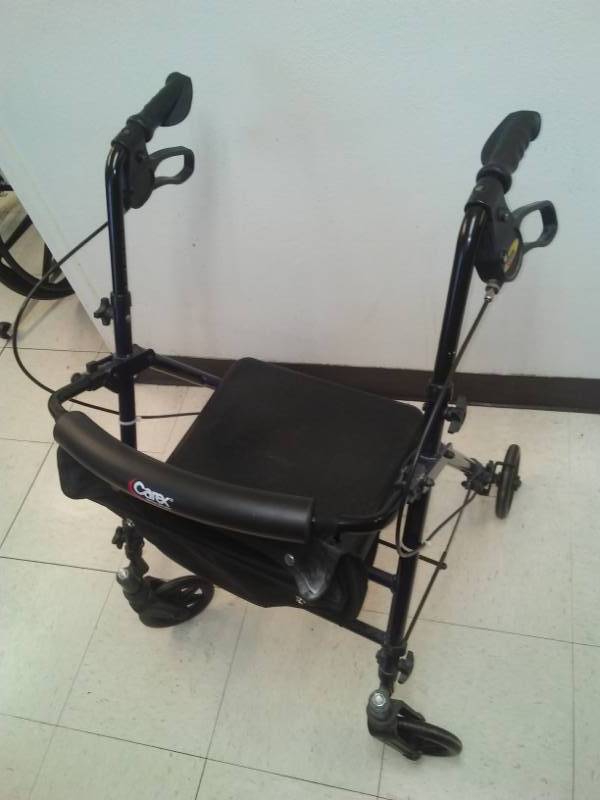 lot 380 image: Carex Elite Edition - Walker with wheels,