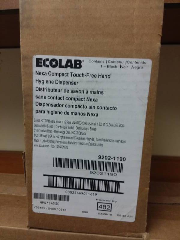 lot 441 image: 2 Ecolab Touch free Dispenser with 6 lotion refills