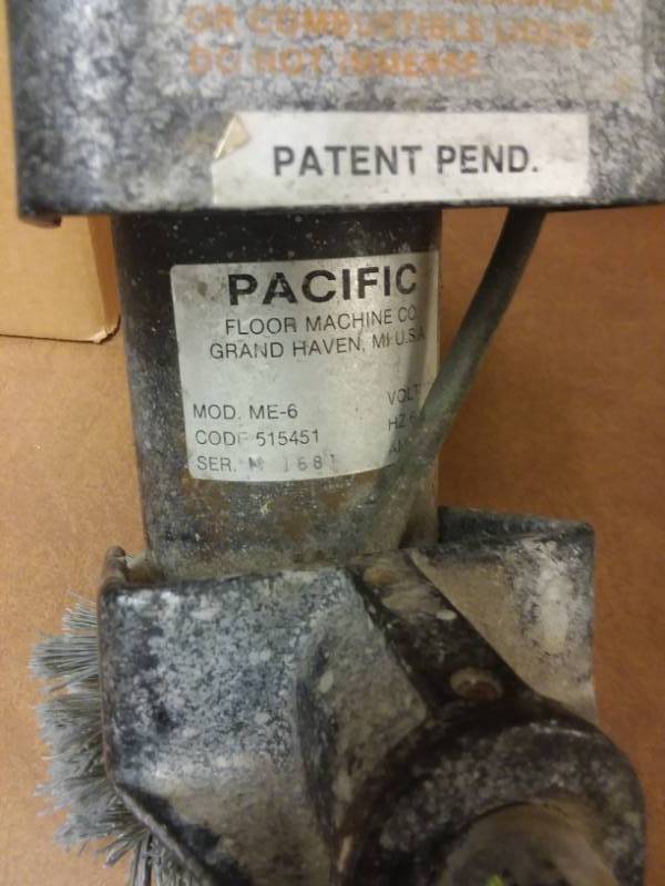lot 454 image: Pacific Floor Machine, Model ME-6