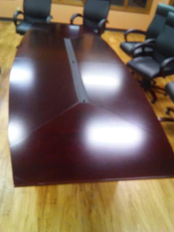lot 130 image: Boardroom conference table,