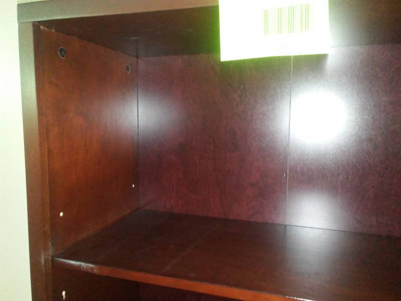 lot 133 image: Wood bookcase 