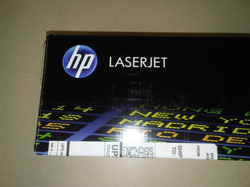 lot 335 image: HP LaserJet ink cartridge 201 a - magenta. CF cf40 3A.
