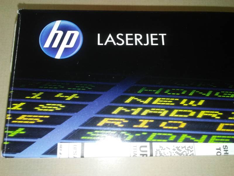 lot 336 image: HP LaserJet ink cartridge 201 a - black. Cf400a.