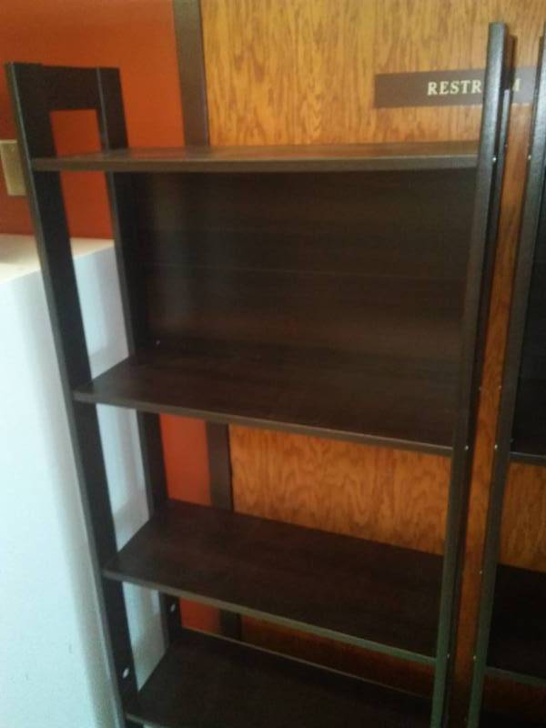 lot 340 image: 2 open shelving units - new.