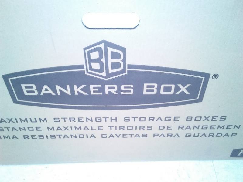 lot 349 image: 6 Banker boxes and more, heavy duty super strong.