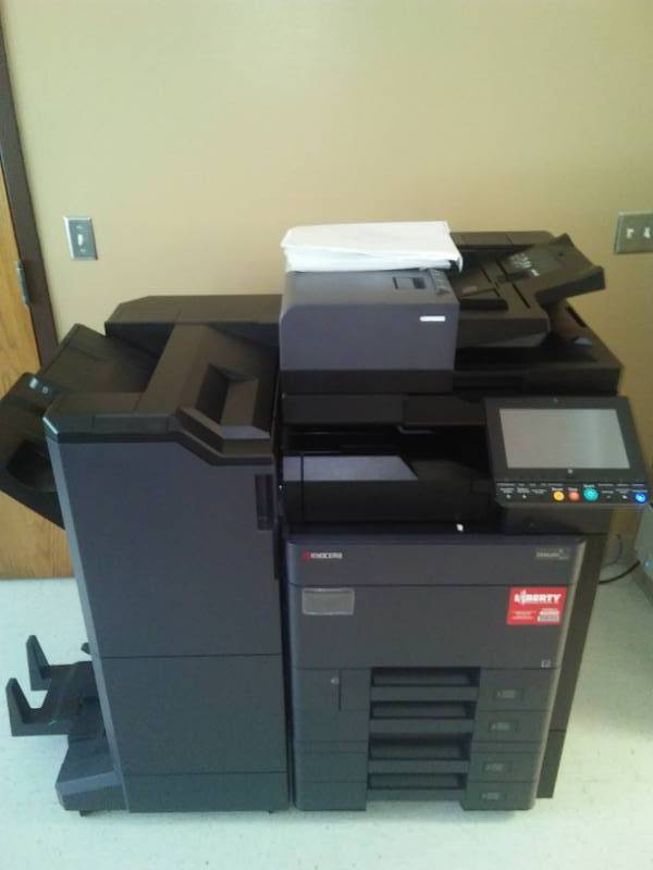 lot 358 image: Kyocera copier. Taskalfa 4052Ci. Multi-function NEW in 2017 Over $12,000.