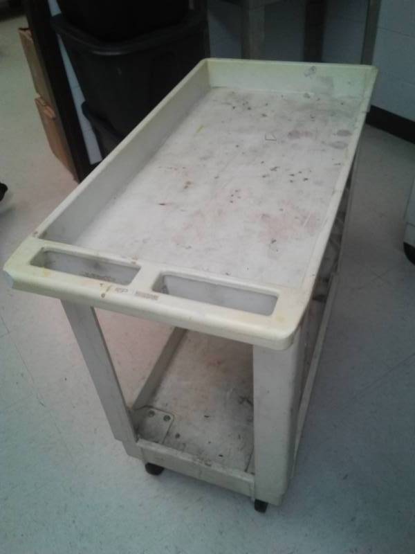 lot 180 image: Rubbermaid Commercial Resin Carts, caster wheels, 