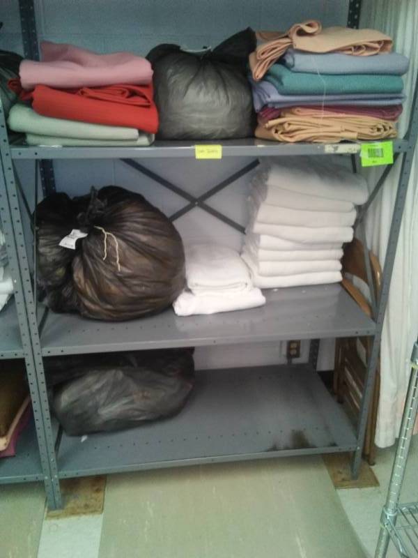 lot 462 image: Storage Shelf with contents.