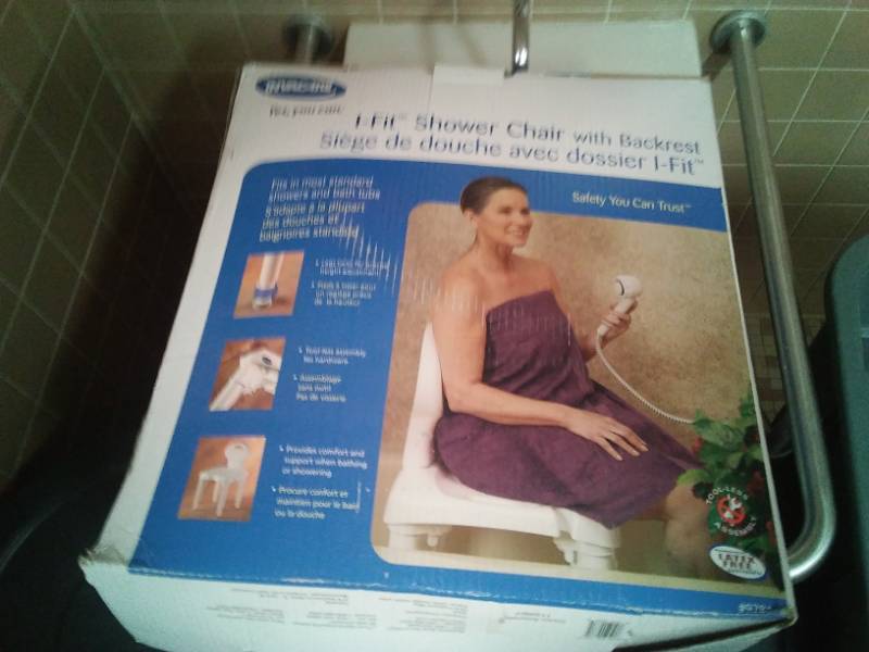 lot 534 image: Invacare I - fit shower chair, new in box.