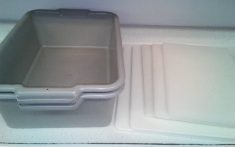 lot 856 image: 5 Antimicrobial Cutting Boards and more.