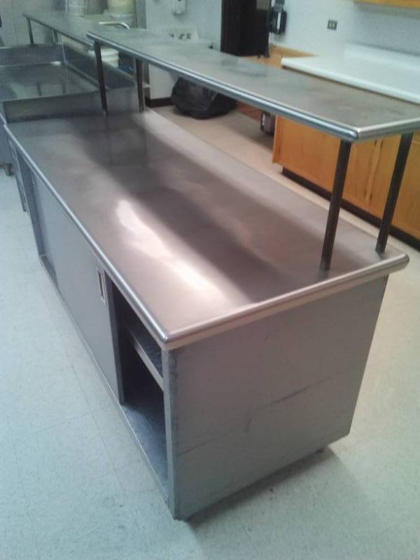 lot 672 image: Food Prep Stainless Steel Table