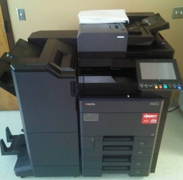 lot 501 image: Kyocera copier. Taskalfa 4052Ci. Multi-function New Oct. 2017. Over $12,000 new.