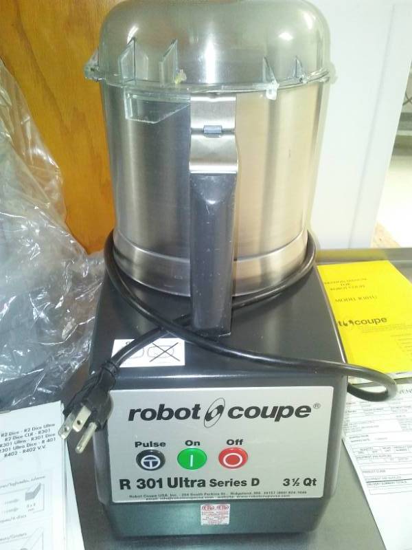 lot 648 image: Robot Coupe Model R3014 D Series Commercial Chop Process. $1,490 invoice
