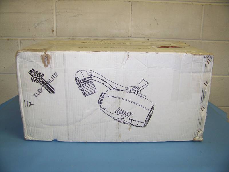 lot 39 image: Elektralite, Rotating Barrel Light Fixture  Professional Lighting - in Original Box